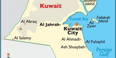 Koweït carte complète